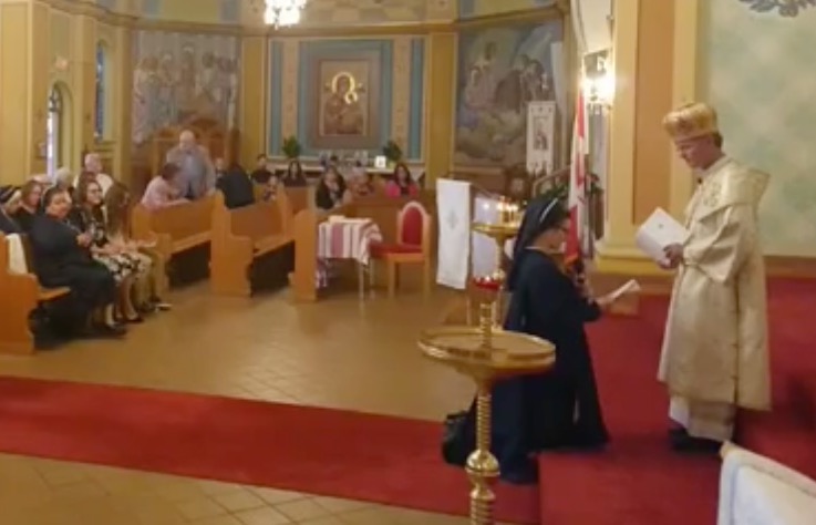 VIDEO: Sister Emily Schietzsch’s Final Vows and Divine Liturgy.