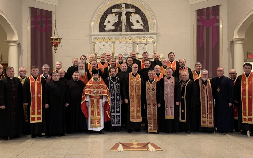 Photos: Bishop David Leads Clergy of Stamfort Eparchy in Annual Retreat